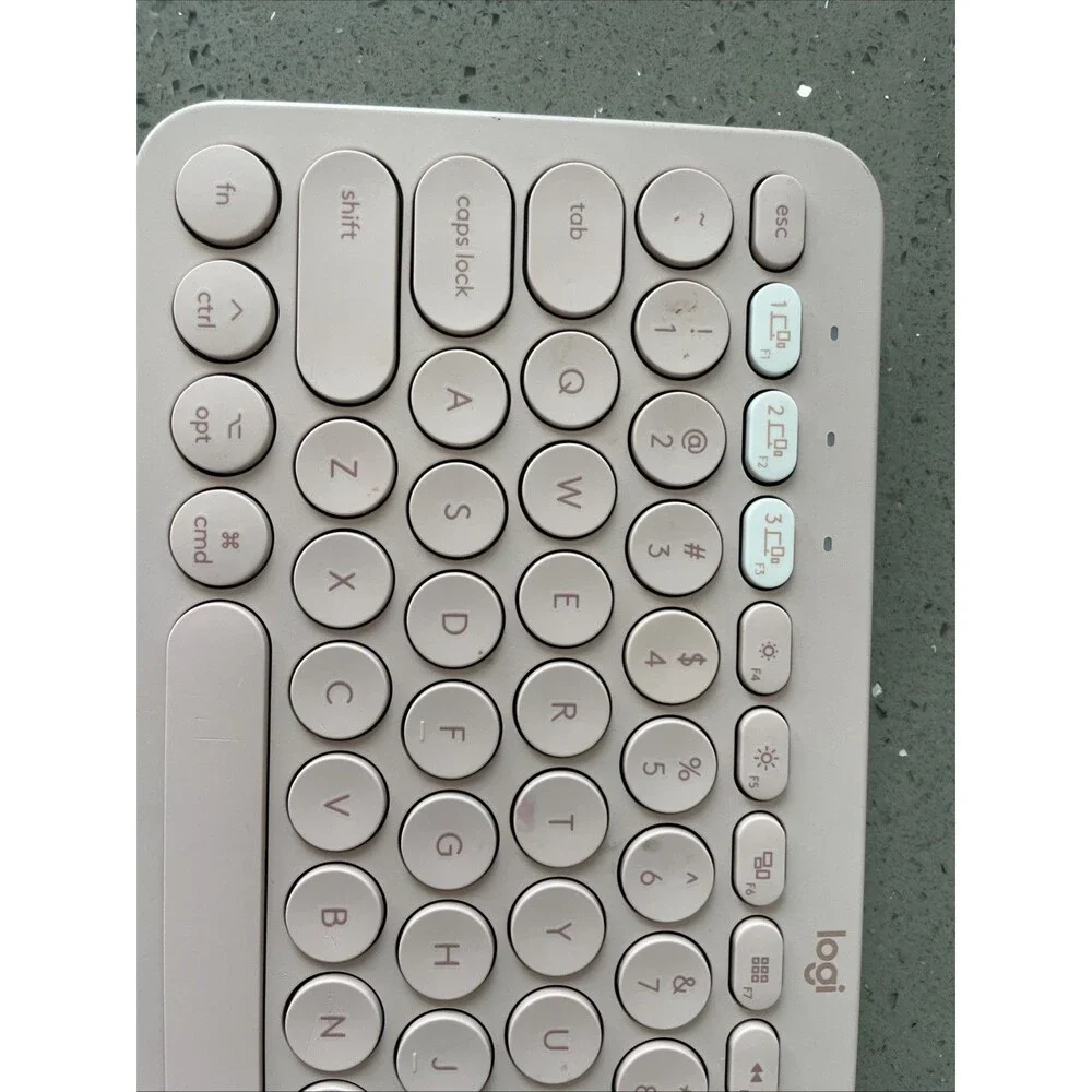 Logitech K380 Multi Device Bluetooth Scissor Keyboard - Pink